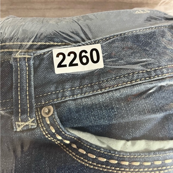 CJ Banks Straight Leg Flap Pocket Jeans Womens 24w Plus size Stretch Denim 2260 - Picture 10 of 10